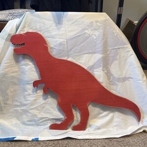 Hobby Lobby Red Dinosaur Wall Art